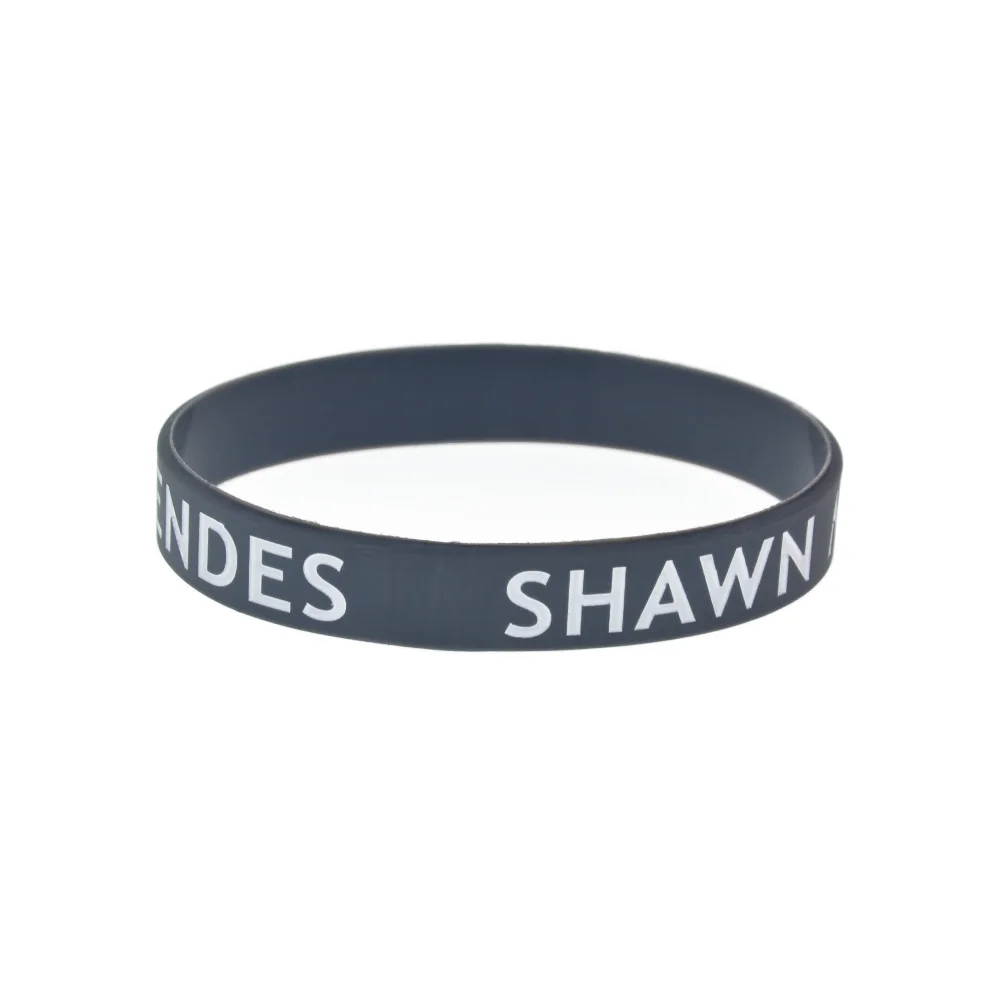 1 PC SHAWN MENDES Silicone Rubber Wristband For Music Fans