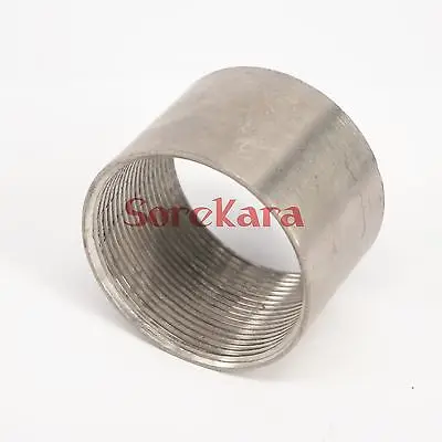 2" BSP Female Thread 304 Stainless Steel Pipe Fitting Full Socket Round Connector for water oil air