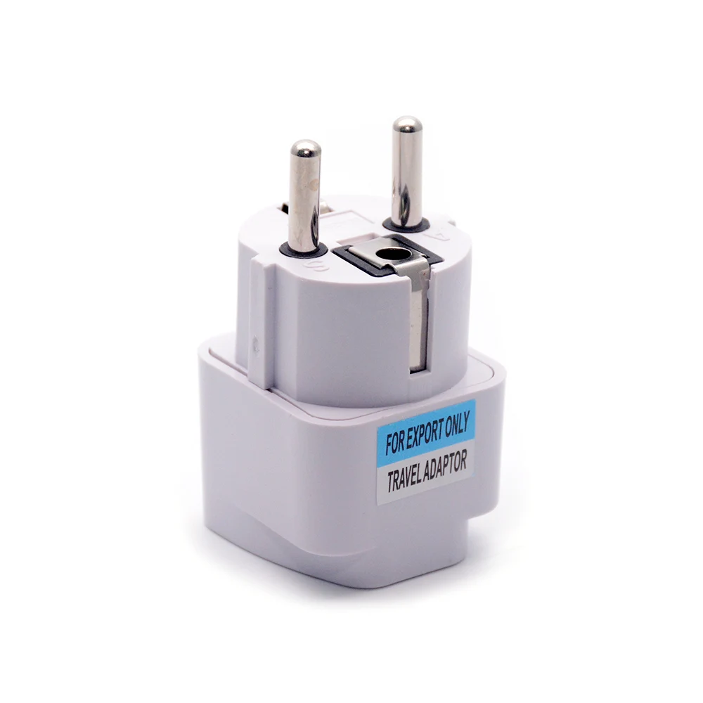 Universal Power Plug Adapter, Tomada Converter, Viagem Plug, Alemanha, Coréia, UE, AC, EUA, AU, Reino Unido para DE, KR