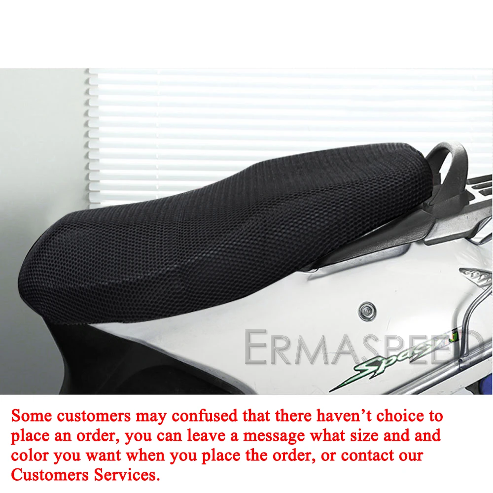 Motorcycle Seat Cover Waterproof Heat Shield Cooling Summber Motorbike Scooter Accessory M/L/XL