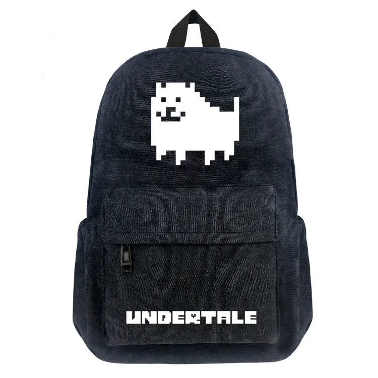 Anime Undertale Backpack Teenage Girls Boys Student Bookbag Sans Papyrus Cartoon mochila Men Laptop Shoulders Bags Travel Bag