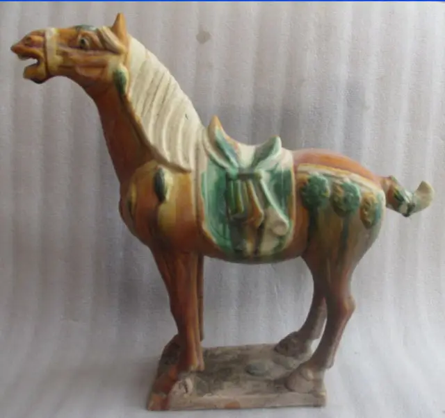 

11.82 inch/ Tang sancai ceramics collection horses in ancient China/5