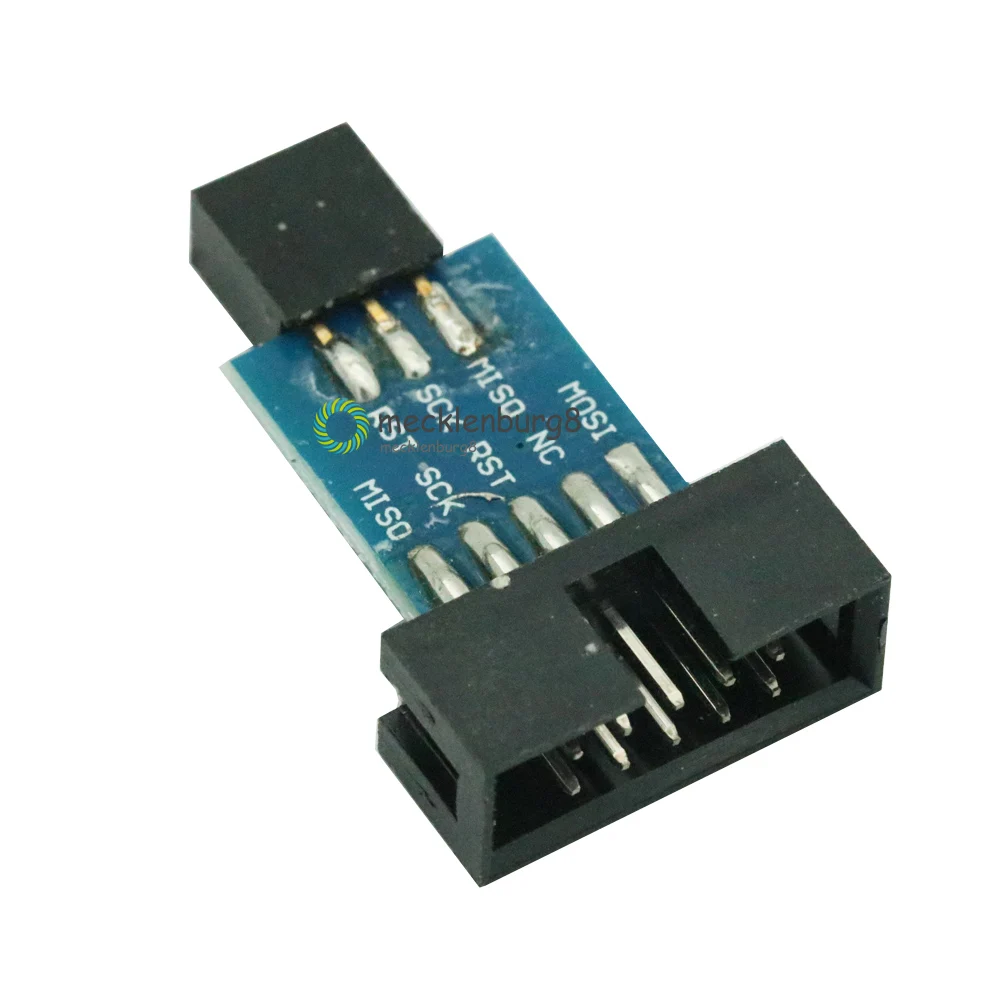 10Pin to 6Pin adapter board for AVRISP MKII USBASP STK500 35 mm x 20 mm excellent quality