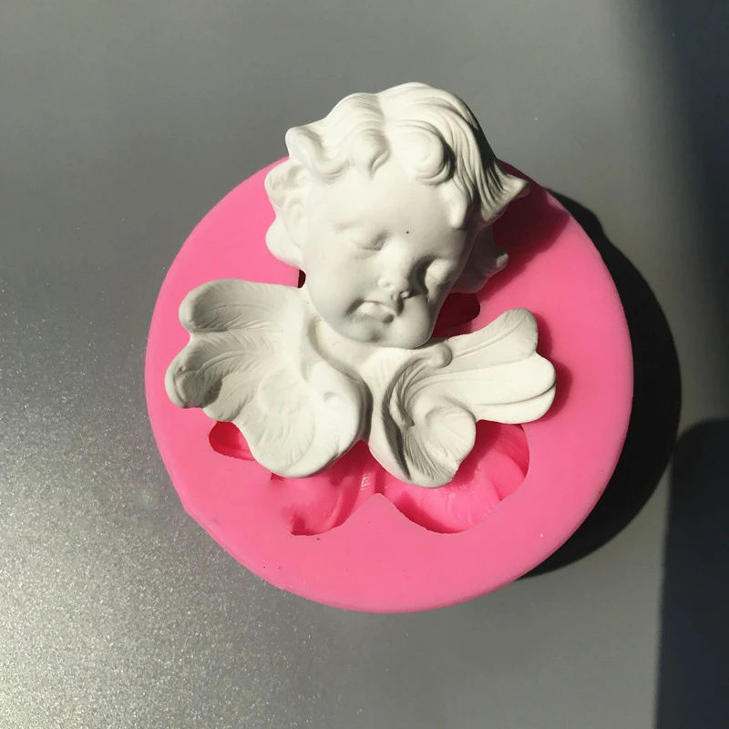 angel girl Fairy silicone fandont mold Silica gel moulds angel girl  Chocolate molds candy mould silicone molds gumpaste moulds