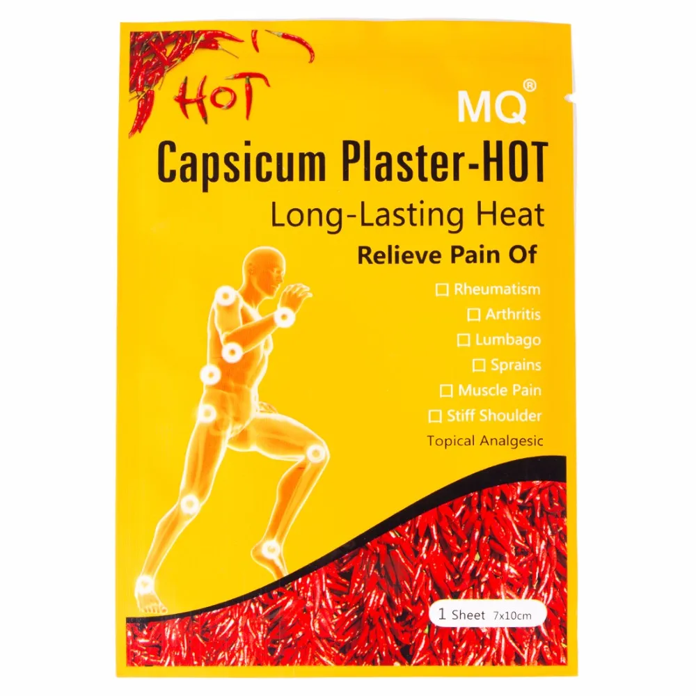 

30 Pcs / Lot Hot Capsicum Plaster Chinese Medical Hot Plaster for Joints Pain Relieving Porous Chilli Patch Capsicum Pain Relief