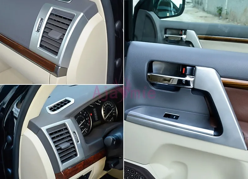 For Toyota LC Land Cruiser 200 2008 2009 2010 2011 2012 2013 2014 2015 Interior Moulding Trim Chrome Car Styling Accessories