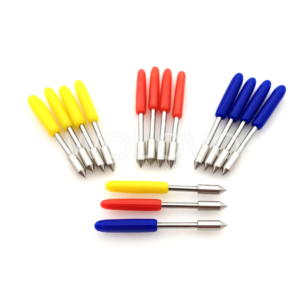 15pcs CB09 Graphtec Blade for Cameo 3 Vinyl Plotter Cutter 30/45/60 Degree + Spring