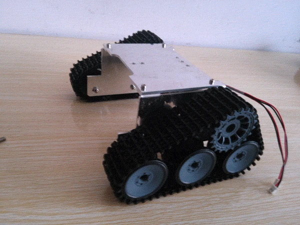 NEW ROT-4 metal robot tank chassis platform DIY kit cawler for arduino