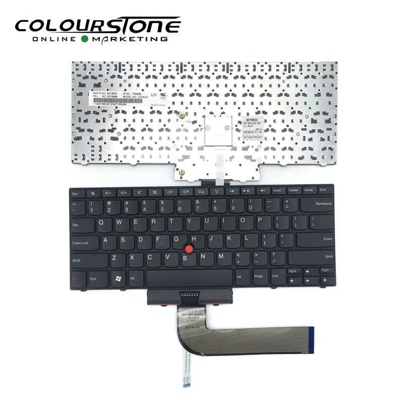 US NEW Original NOT OEM  Laptop  keyboard for IBM Thinkpad E40 E50 Edge 14 Edge 15 keyboard can silk to RUSSIA