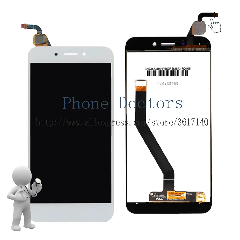 5.0\'\' Full LCD DIsplay + Touch Screen Digitizer Assembly + Frame Cover For Huawei Honor 6A DLI-L22 DLI-L01 DLI-TL20 DLI-AL10