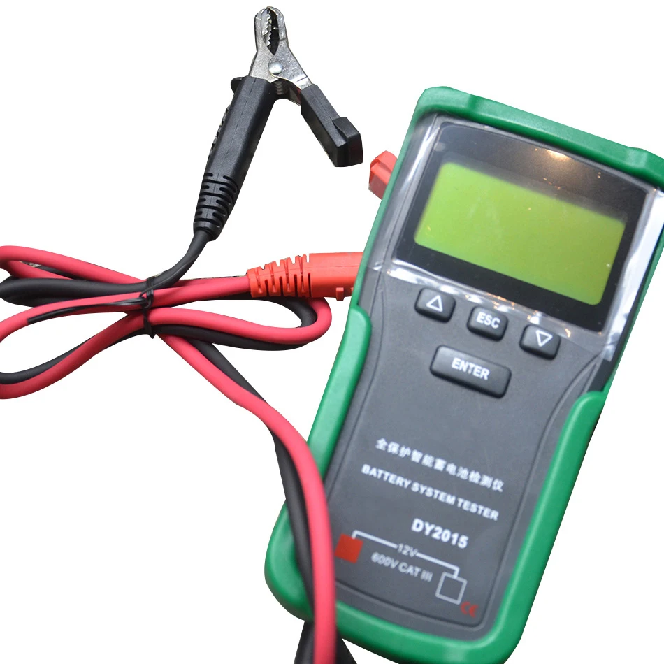 Testeur de batterie de voiture 12V, capacité de Charge maximale, Charge électronique, Test de Charge de la batterie, manuel en anglais