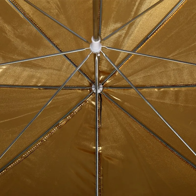 Konsee 1 قطعة 33 بوصة استوديو الصور الذهب الأسود مظلة التصوير الإضاءة الملحقات