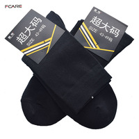 Fcare 10PCS=5 pairs New Hot men's plus large size mens Cotton business dress socks calcetines 44-49 EU