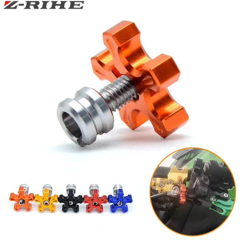 

Universal Motorcycle CNC Aluminum M8*1.25 Clutch Cable Wire Adjuster For Kawasaki z800 1000 z750 Honda CBR 1000 125 ABS