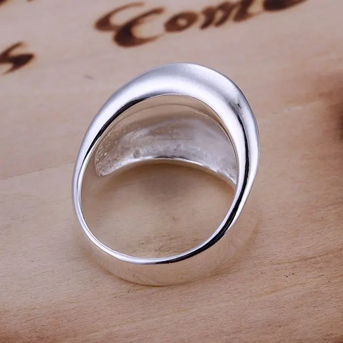 925 jewelry silver plated  Ring Fine Fashion Thumb Ring Women&Men Gift Silver Jewelry Finger Rings SMTR052