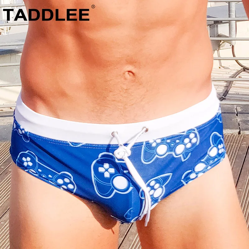 

Taddlee Brand Swimwear Men's Beach Briefs Bikini Gay Penis Pouch WJ Sexy Man Board Trunks Shorts Low Rise Swimsuits Quick Drying