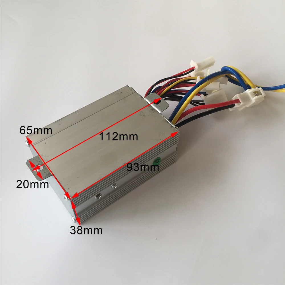 36V 48V 800W DC Brush Motor Controller YK31C 3 Speed YIYUN  Electric Bike  Scooter Controller Accessory 9 Set of Cables