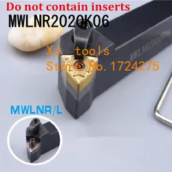 MWLNR2020K06/ MWLNL2020K06 M-Type CNC Turning Lathe Machine Tools Lathe Cutting Tools External Turning Tool Holder 20*20*125mm