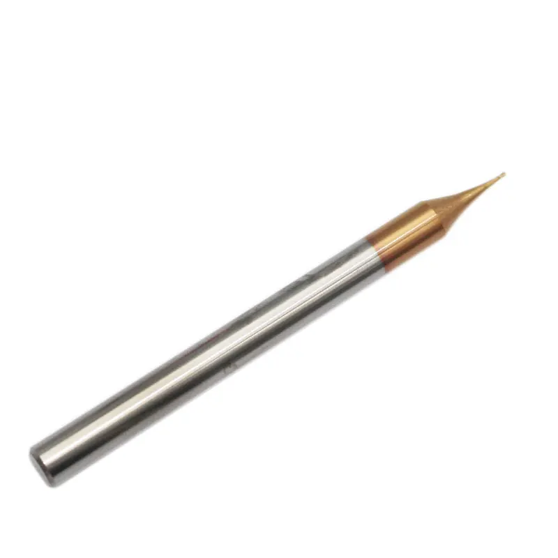 Micro End Mill 0.2mm 0.3mm 0.4 to 0.9mm 2 flutes HRC60 Carbide Flat Square CNC Milling Cutters Sprial Router Bitsfree ship