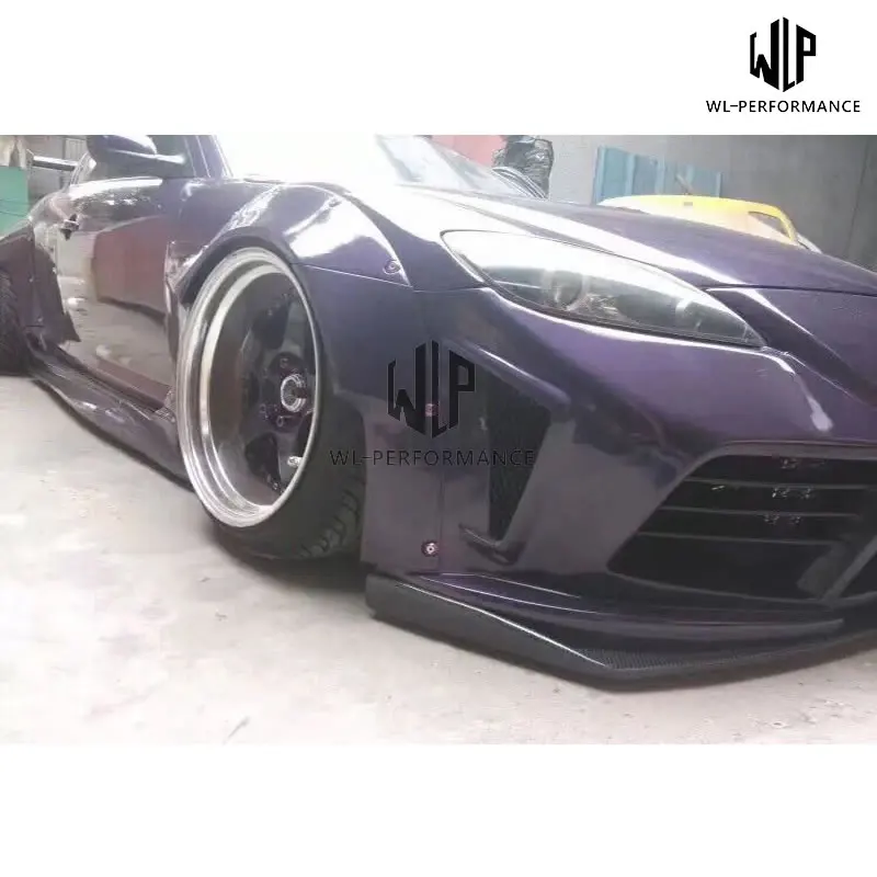 RX-8 RX8 FRP unpainted Wide Car body kit Front bumper Rear bumper Side skirt For Mazda RX-8 Car styling 04-08