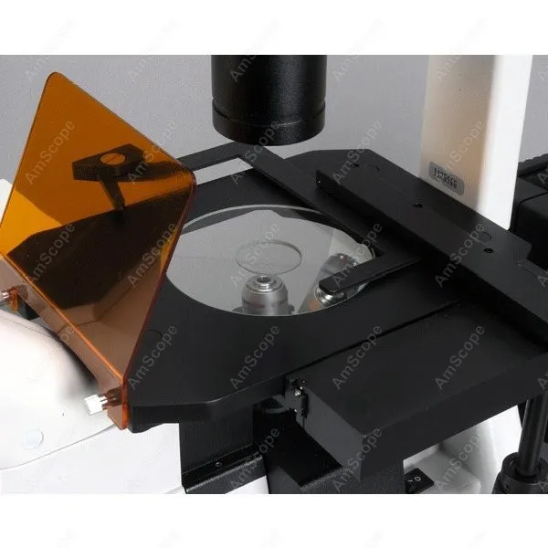 Флуоресцентный Инвертированный микроскоп EPI, AmScope поставки 40x-1000x, флуоресцентный Инвертированный микроскоп EPI + 5-мегапиксельная ПЗС-камера