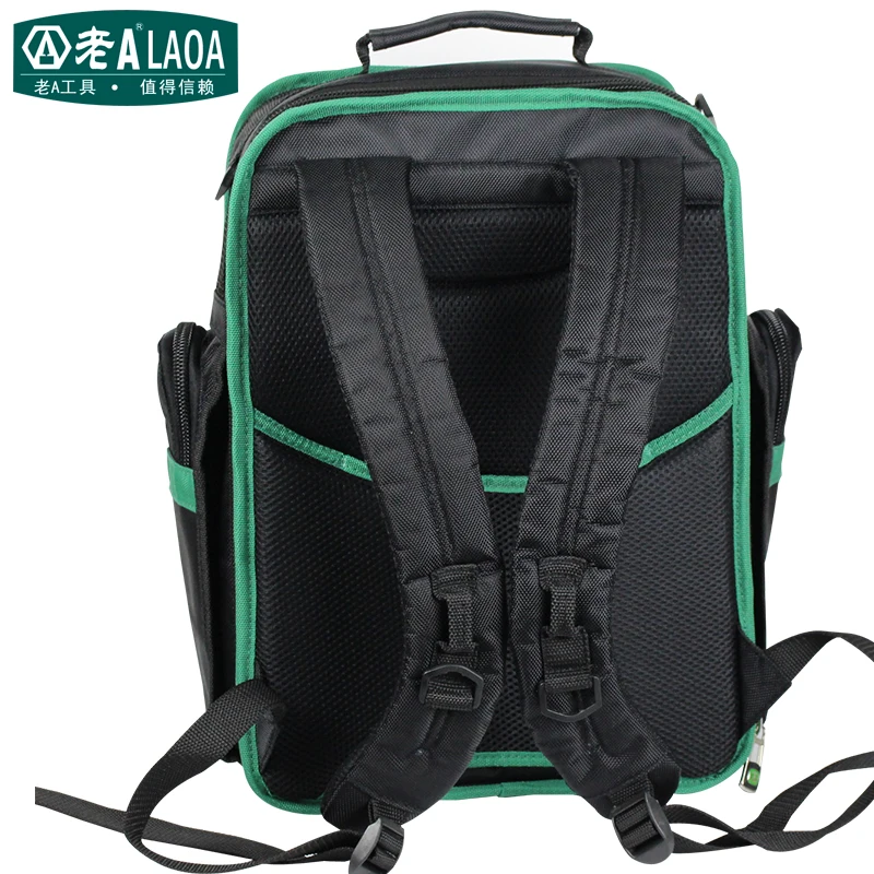 LAOA Multifunction Tool Backpack High Quality Thicken Professional Electrician Backpack  Travel Bag