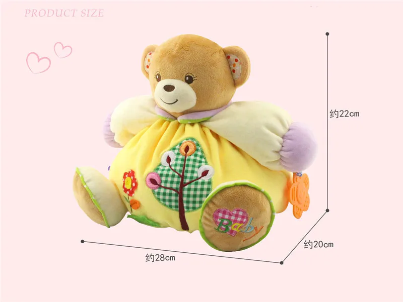 ของเล่นเด็ก0 12 13 24เดือน Rattles การ์ตูน Plush Soft ของเล่นสำหรับเด็กวัยหัดเดินเด็ก Brinquedos Para Bebe Oyuncak เด็กเด็กผู้หญิงของเล่น