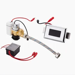 Infrared automatic integrated Sensor urinal,Toilet concealed Sensor urinal flush valve,standing urinal solenoid valve,J18047