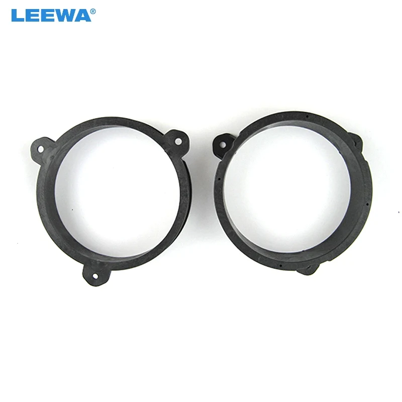 

LEEWA 2pcs Car Stereo Front Speaker Spacer Mat for Trumpchi GS5 Front & Rear Door Plates Bracket Spacers Refit Holder Rings