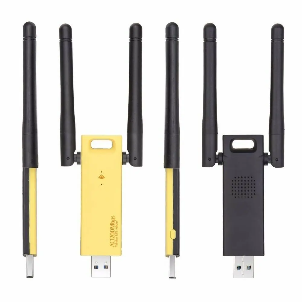 Realtek RTL8812AU/RTL8812BU Dual Band 1200Mbps Wireless USB WiFi Adattatore di Rete Antenna