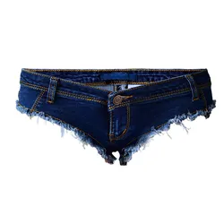 Mini short en denim taille basse pour femme, jean d'été, court, mode club, short de plage maigre, sexy, chaud, 2019