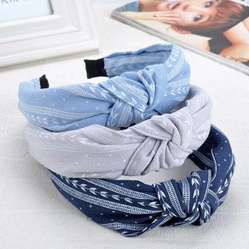 Colors Headband for Women Wide Knot Hairband Girls Hair Headband Hair Hoop Women Hair Accessories Adults Headband Toothed Sale