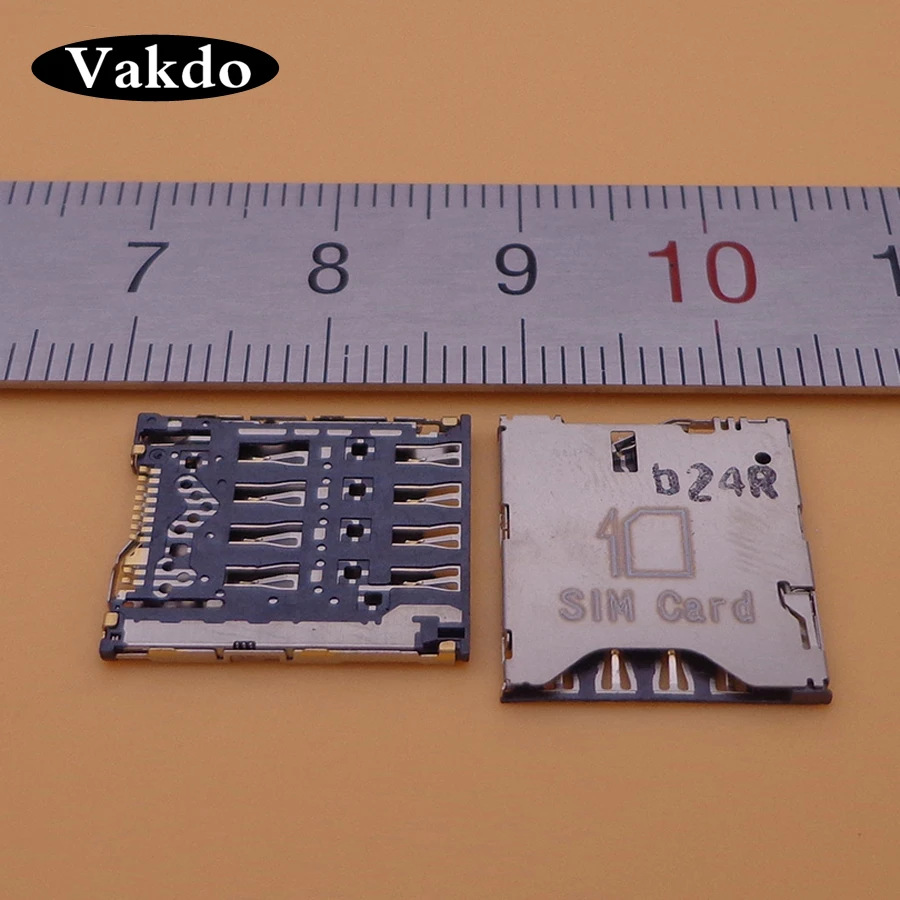 10X SIM Card Reader Modul Baki Slot Pemegang Penggantian Bagian Konektor Soket Tech Mini 6012X 6012A OT6012