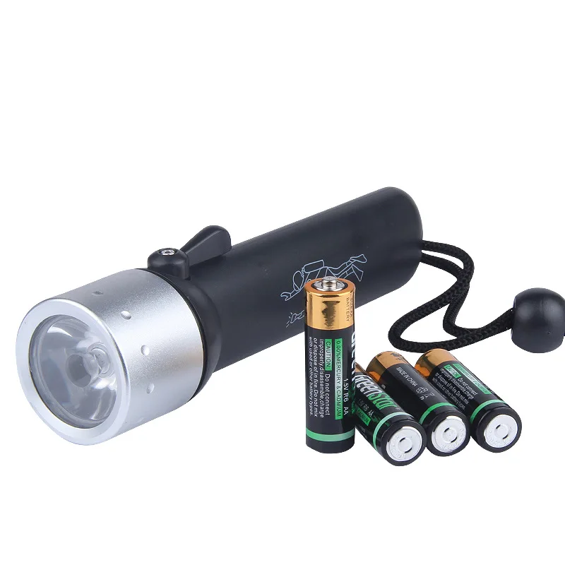 Led Flashlight Diving Torch Light Lamp Litwod Waterproof 2000lm 4*Aa Battery ( Battey Not Include ) Bulbs Shock Resistant Lights