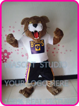 mascot  cougar mascot wildcat wild cat costume mascot costume custom cartoon character cosplay fancy dress mascotte theme