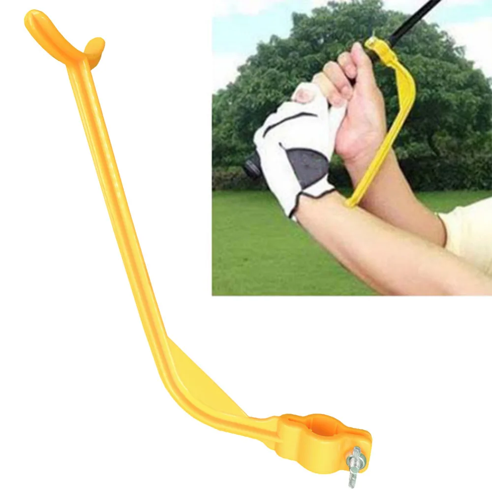 1Pcs Practice Guide Golf Swing Trainer Beginner Gesture Alignment Golf Clubs Correct Wrist Golf Training Aids