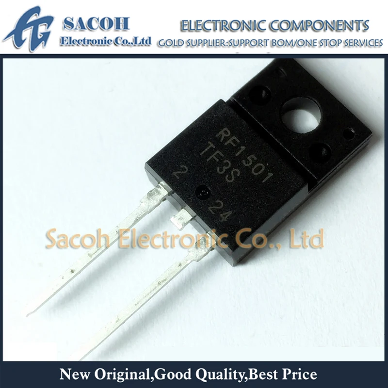 Refurbished Original 10Pcs/Lot RF1501TF3S RF1501NS3S RF1501 TO-220F/TO-263 20A 350V Fast Recovery Diode