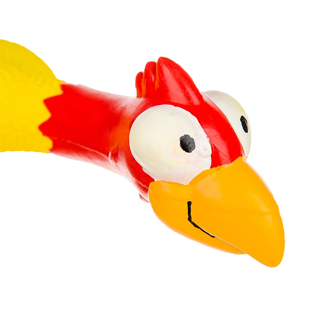 Hoopet Screaming Chicken Squeeze Sound Toy Pets Dog Toys Product Shrilling Decompression Tool Squeak Vent chicken