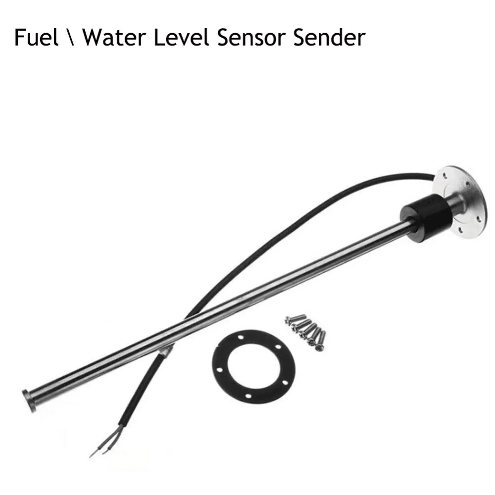 Universal 400mm 450mm 500mm 550mm Boat Car Fuel Water Level Gauge Sensor 0-190ohm 240~33ohm Stainless Steel Fuel Level Sensor