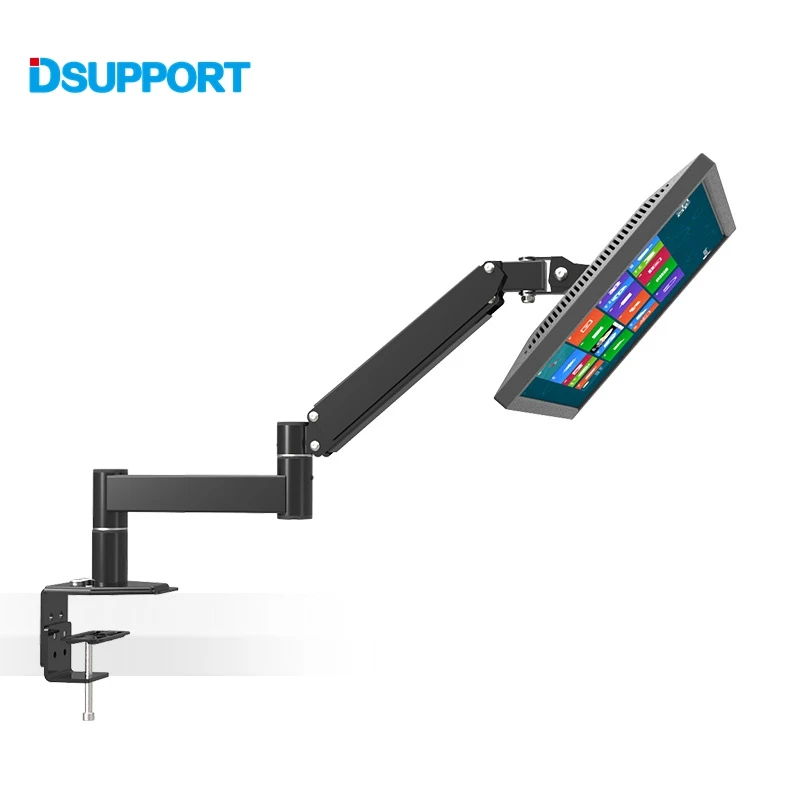 

L133 Desktop Rotating 13"-24" LCD LED TV Mount PC Monitor Holder Retractable Arm VESA 75/100 Load 5.5kgs Wall Distance 630mm