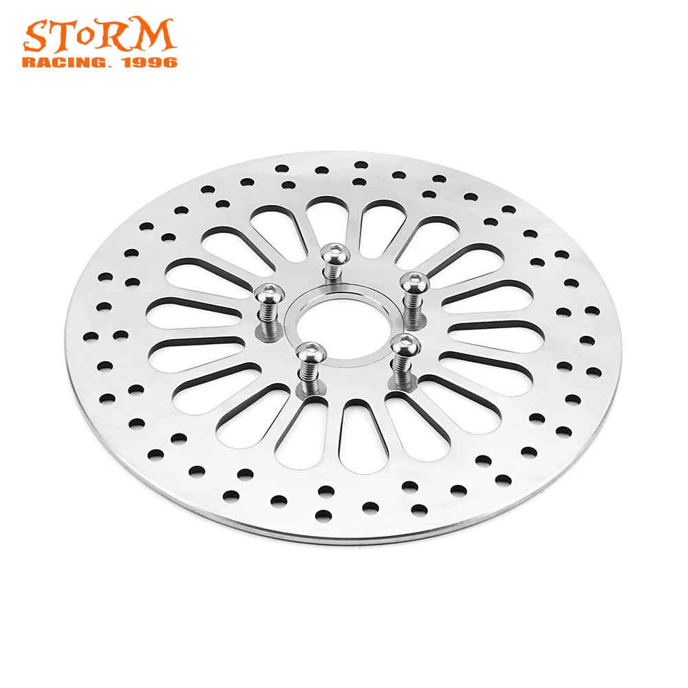 Motorcycle Front Rear Brake Disc Rotor For HARLEY Touring Softail Sportster Dyna 1984-2013 420 Stainless Steel