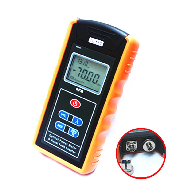 Handheld TL-560 Optical power meter red light one machine  with 10km Visual Fault Locator Equipments