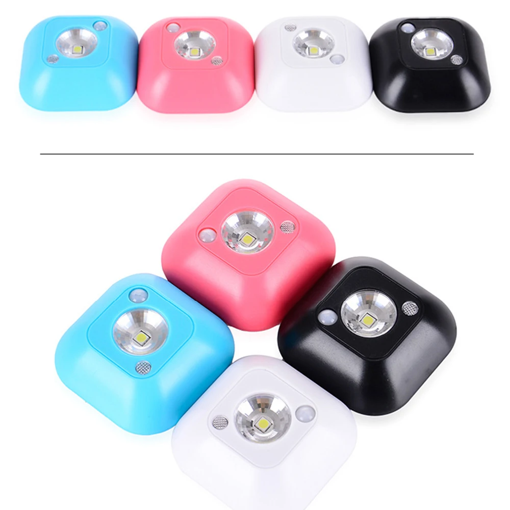 Mini Smart Body Wireless LED Sensor Night Light PIR Magnetic Infrared Motion Emergency LED Bulbs For Wall Lamp Cabinet Stairs