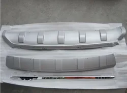 for hyundai IX35 2010-2013 Auto parts ABS front and rear Bumper Protector Skid Plate cover