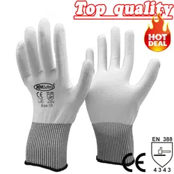 NMSafety Cut Resistant Work Glove Glass Handing Labor Glove HPPE Anti Cut Safety Protective Glove