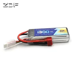 ZDF Power High Quality Rechargeable 3S 11.1V 1300MAH 30C Lipo Battery with T XT60 XT90 EC5 Plug