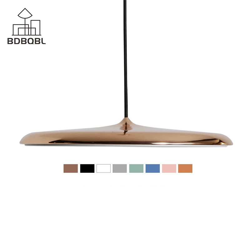 

BDBQBL Modern Pendant Lights Flying Scucer Ceiling Hanglamp E27 LED Acryl Hanging Lamp for Dining Room Living Room Study Parlor