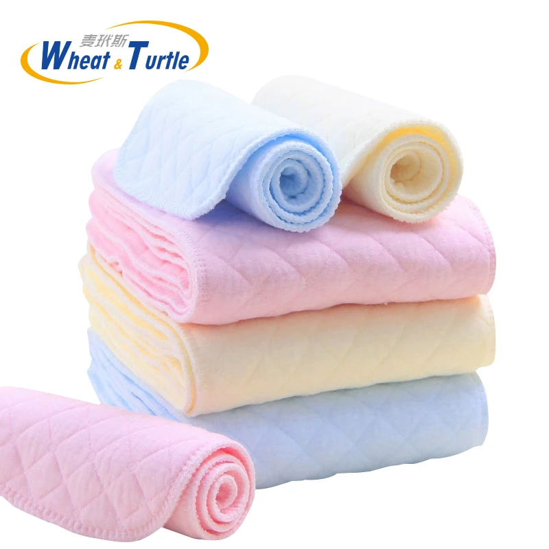 Mẹ Trẻ Em Diapering Vệ Sinh Đào Tạo Diapering Tã Lót 5 Cái/lốc Chăm Sóc Bé Bé Lót Có Thể Tái Sử Dụng Cho Bé Vải Tã Lót