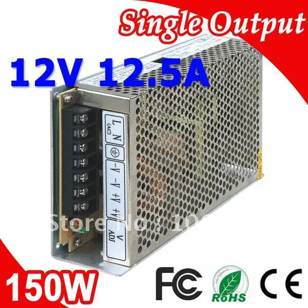 

S-150-12 LED Switching Power Supply Power Transformer 150W 12V DC 12.5A Output