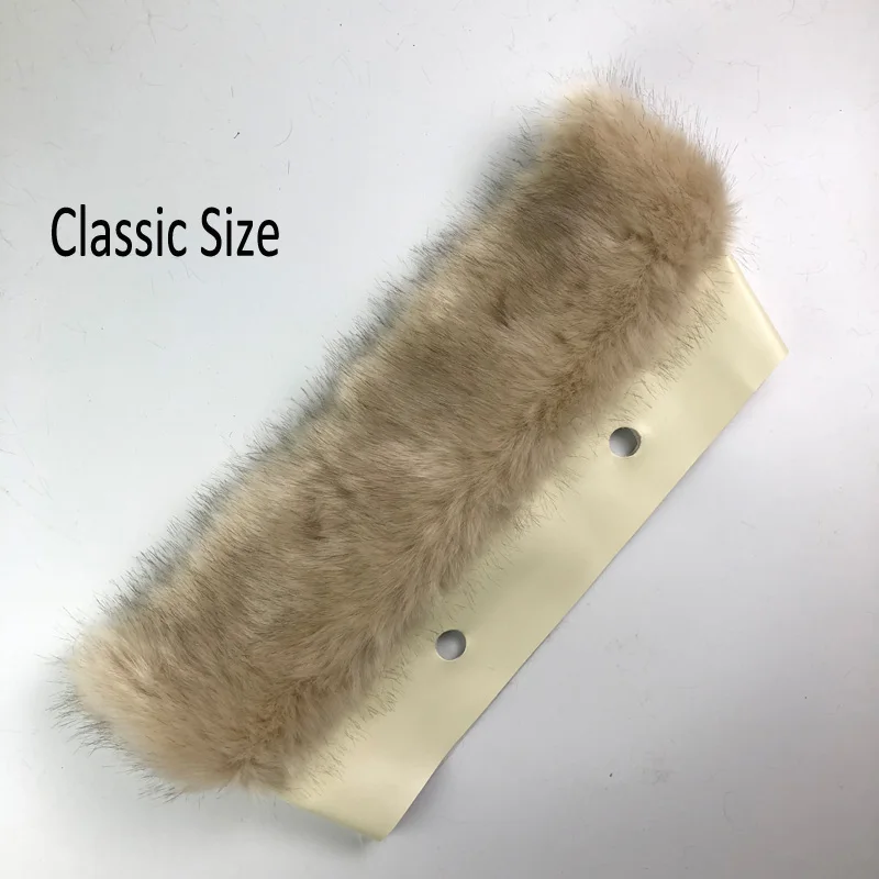 Unetome High quality Plush Trim for O BAG Thermal Plush Decoration Fur Decoration Fit for Classic Big Mini Obag Women Bag